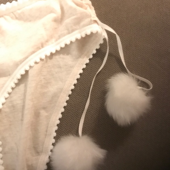NWT VICTORIA'S SECRET POM POM PANTIES SIZE L - Picture 2 of 7